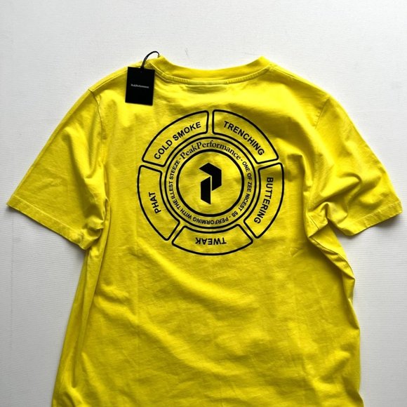 Peak Performance Citrine Seasonal Patch Tee Yellow ( M ) - Picture 3 of 3